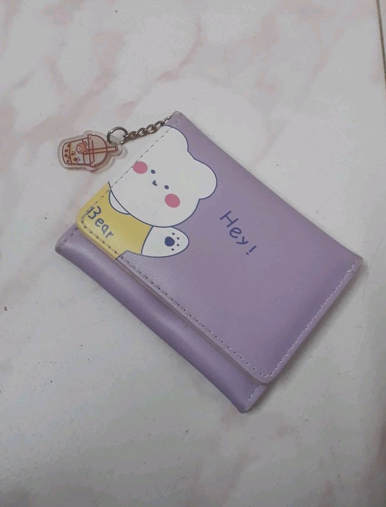 New Purple Cute Wallet For Girls