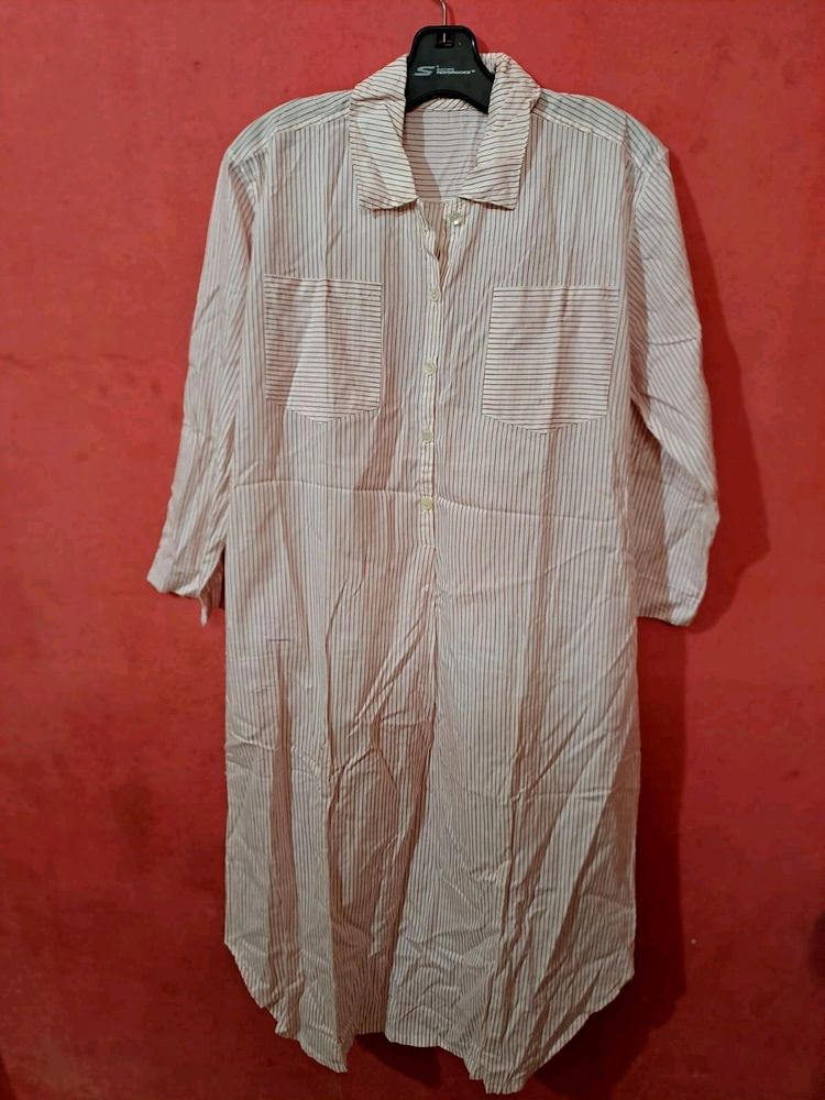 N Women's Shirt Dress