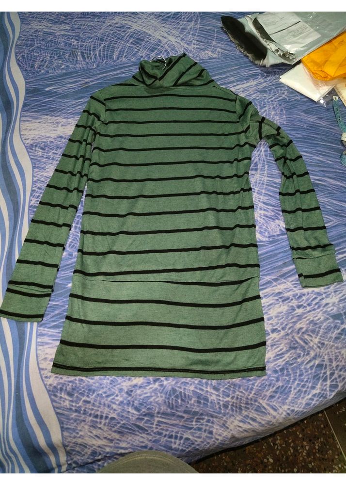 Turtle Neck Wiinter Sweater Dress