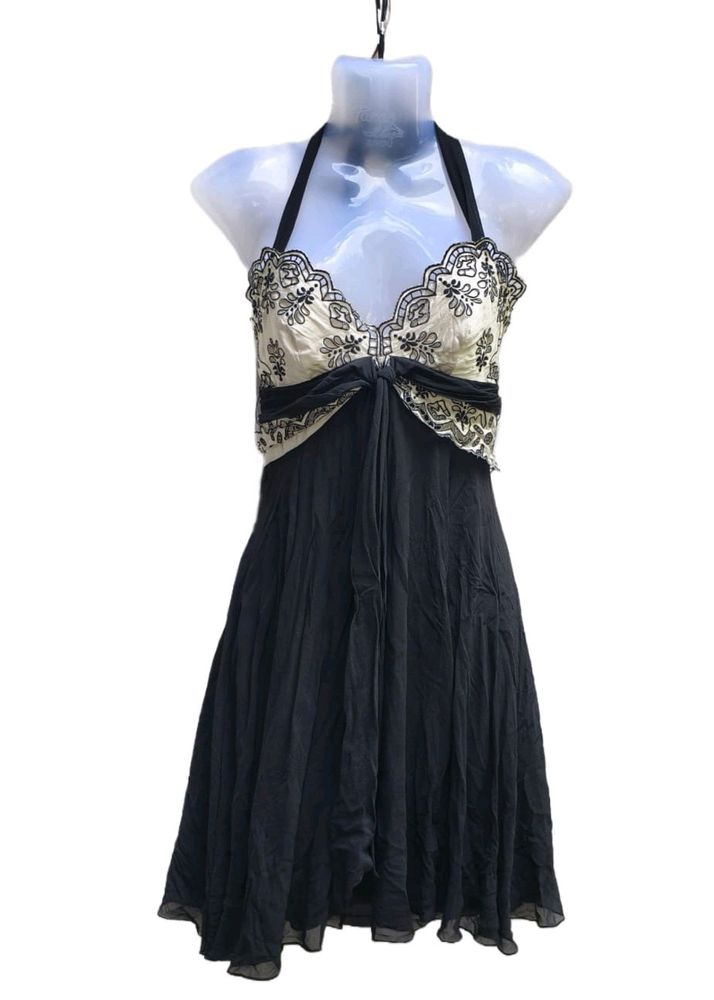 Butterfly Halterneck Dress