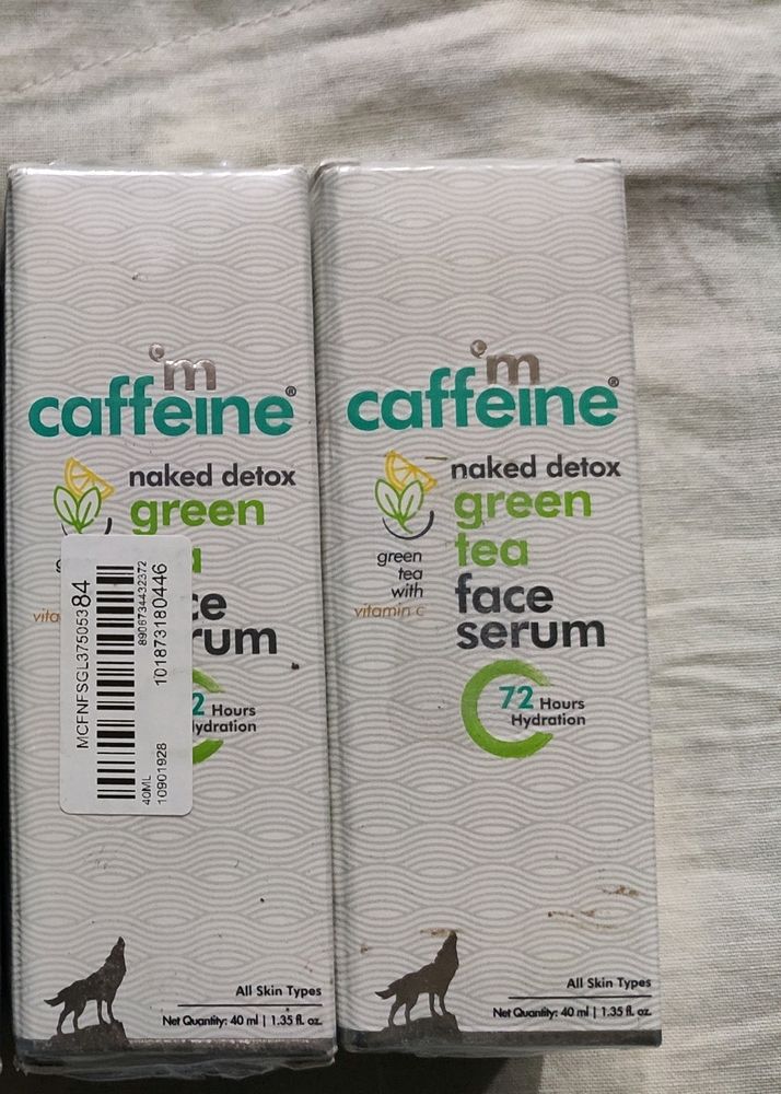 Pack Of 2 mCaffeine Green Tea Face Serum