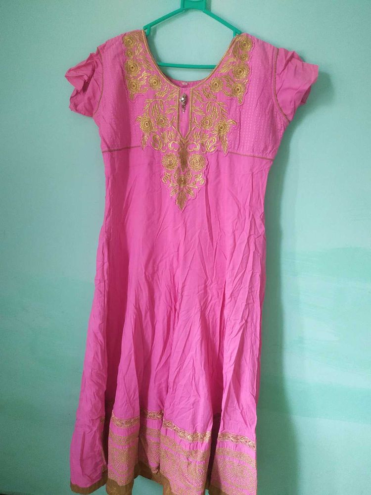 Pink Anarkali