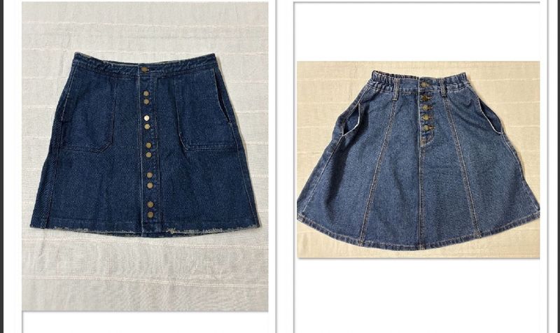 Denim Mini Skirts (2)