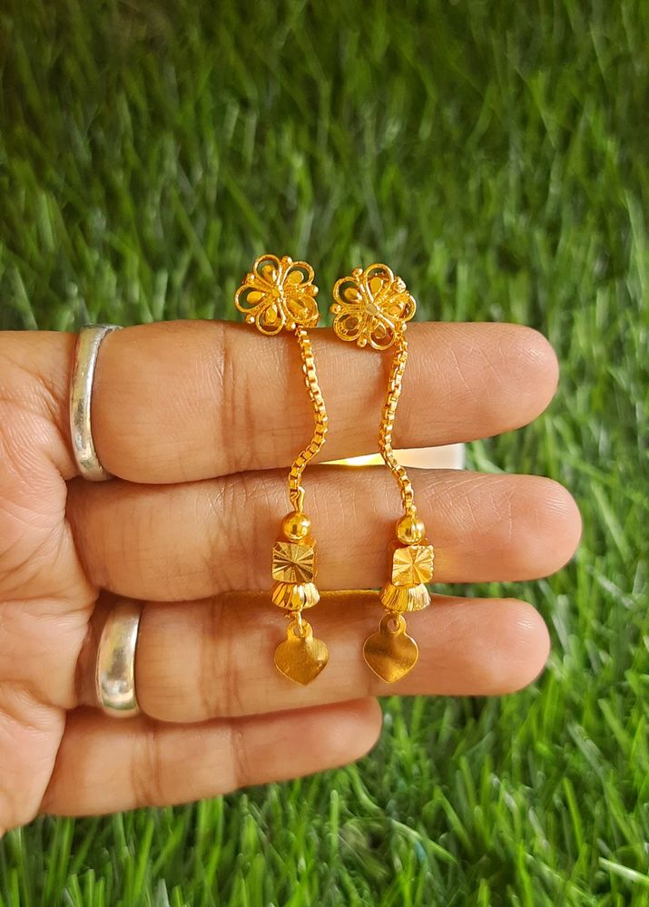 Gold Plated Sui Dhaaga Earrings✨️