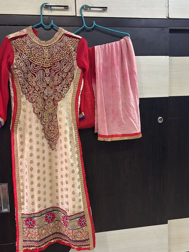 Heavy Embroidered Kurta Set