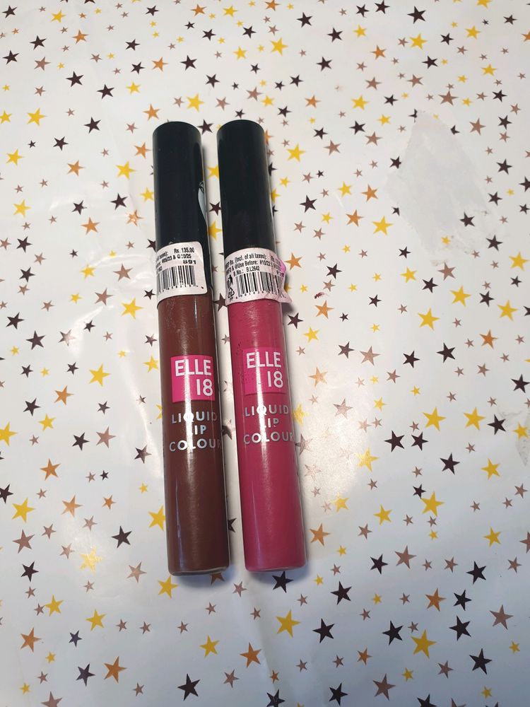 Elle 18 Liquid Lipsticks - Combo Of 2