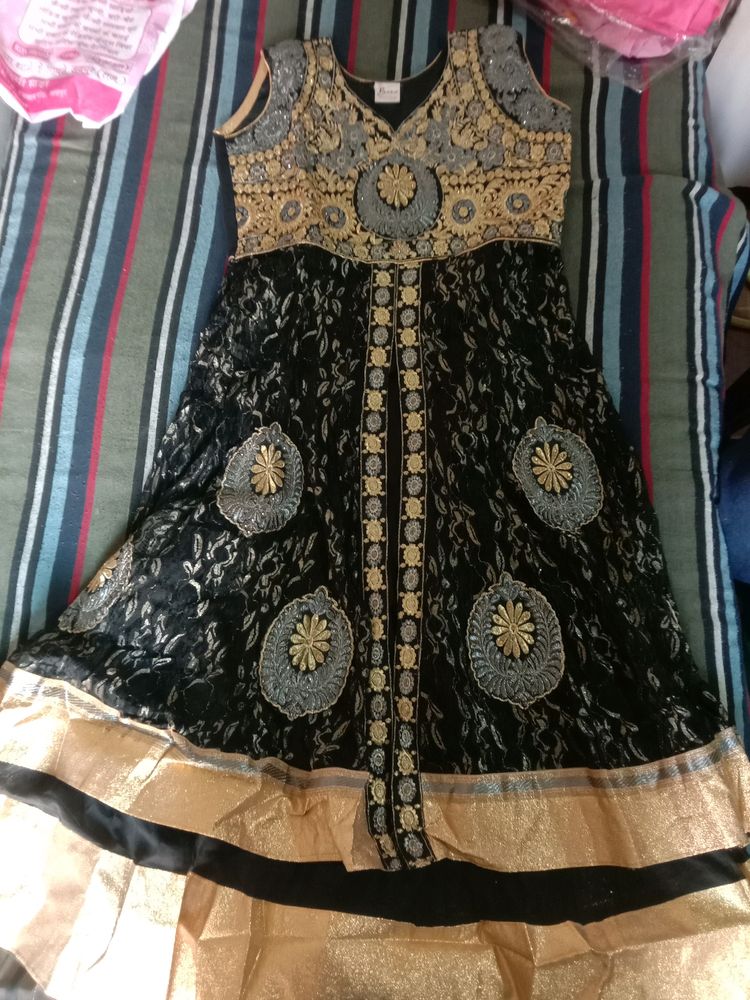 Black Gold Ethnic Gown