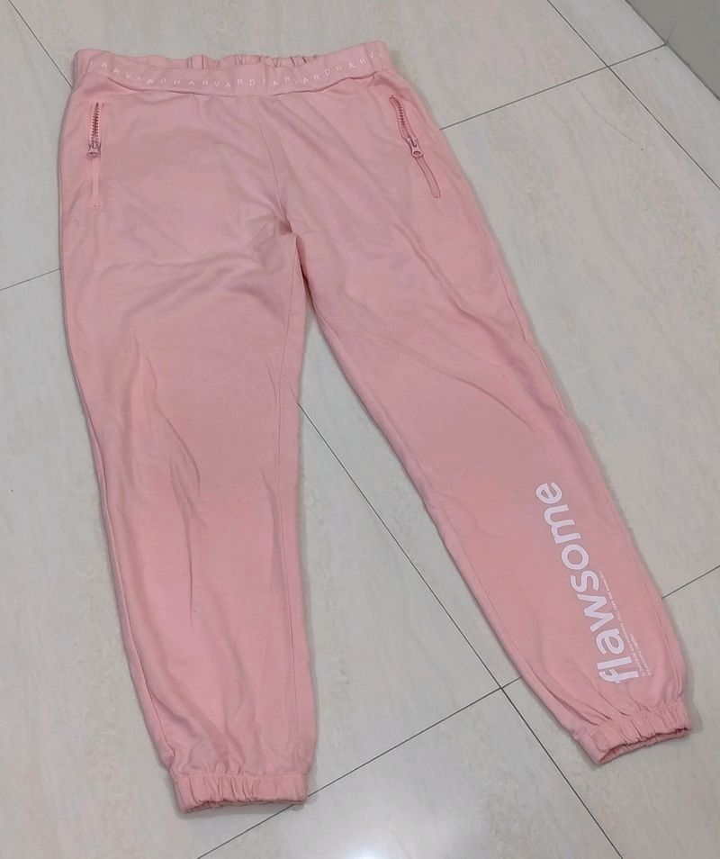 🩷 Pastel Pink Casual Trouser