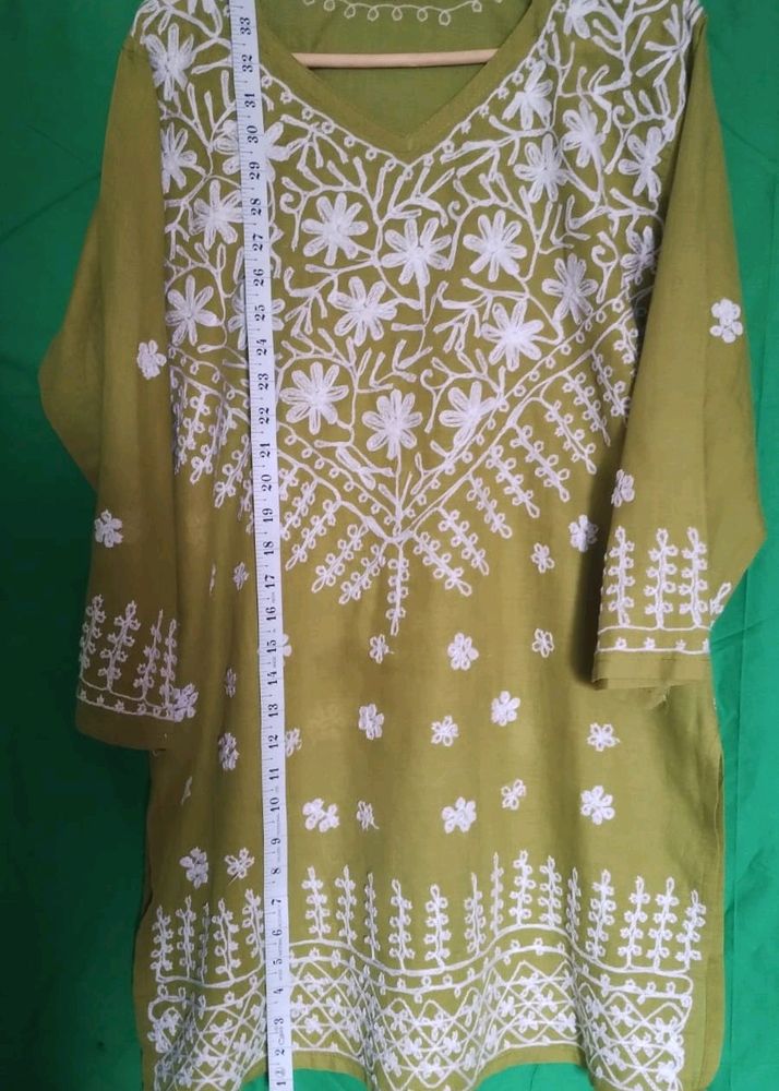 Chikankari Cotton Kurta