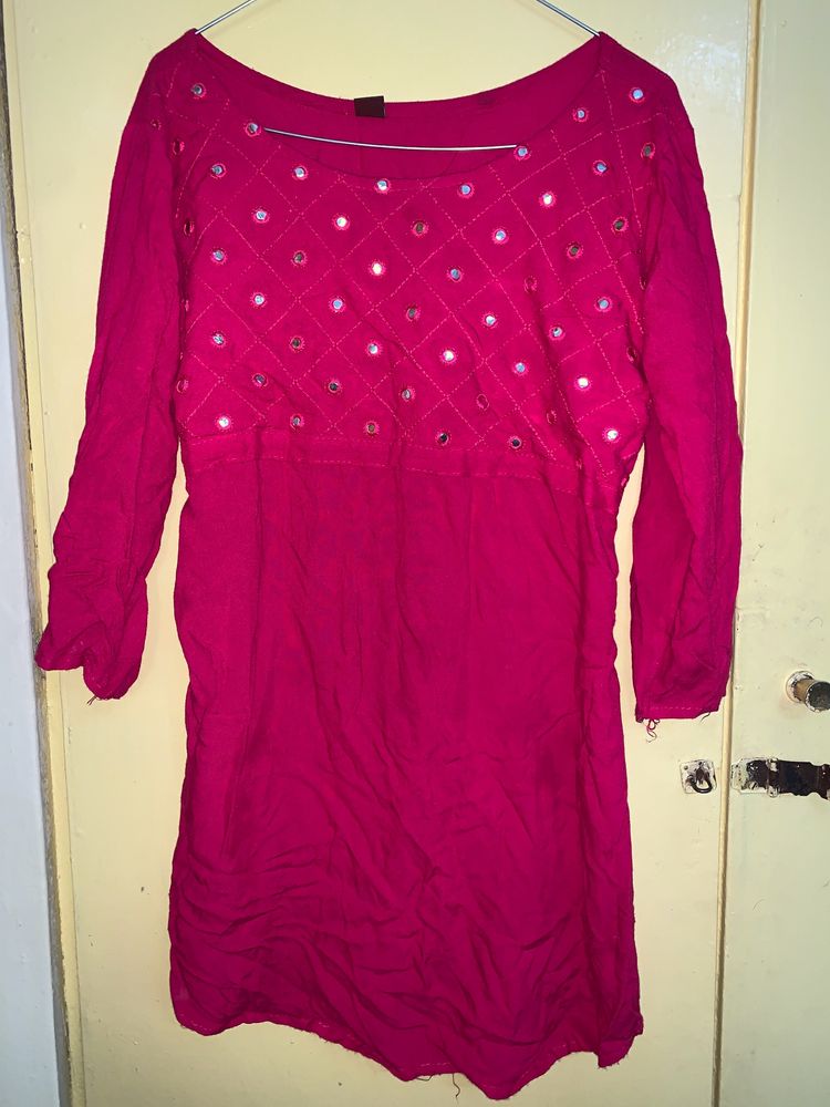 Pink Kurti