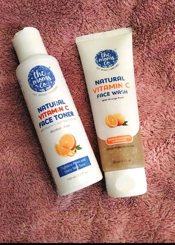 The moms co Toner & Facewash ✨