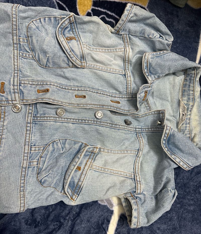 Crop Denim Jacket