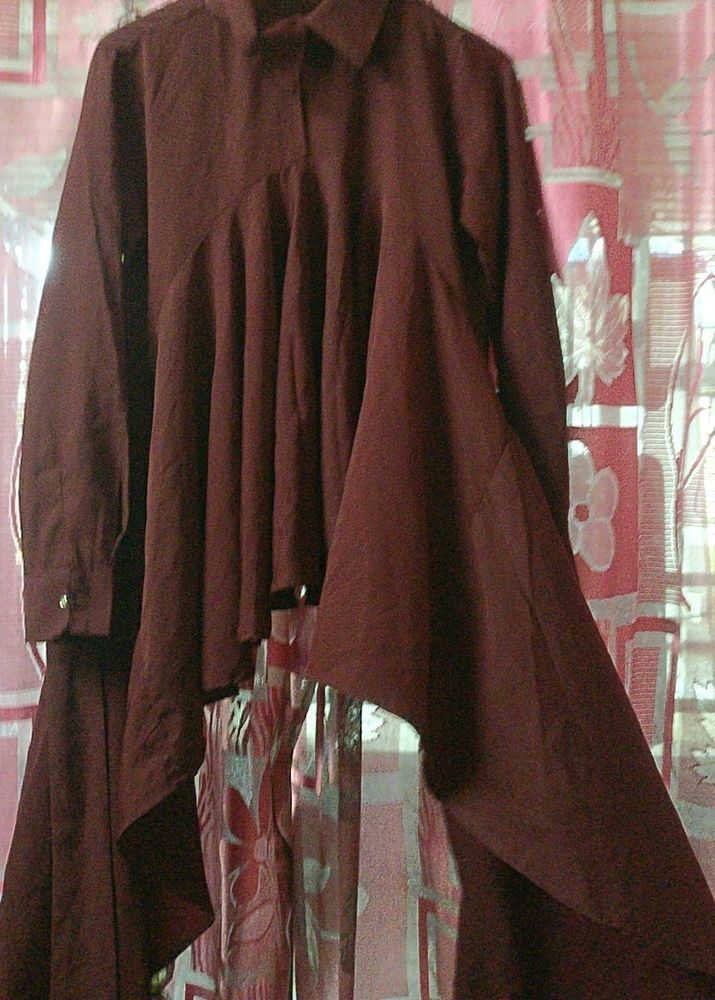 Dark Chocolate Maroon Colour Top