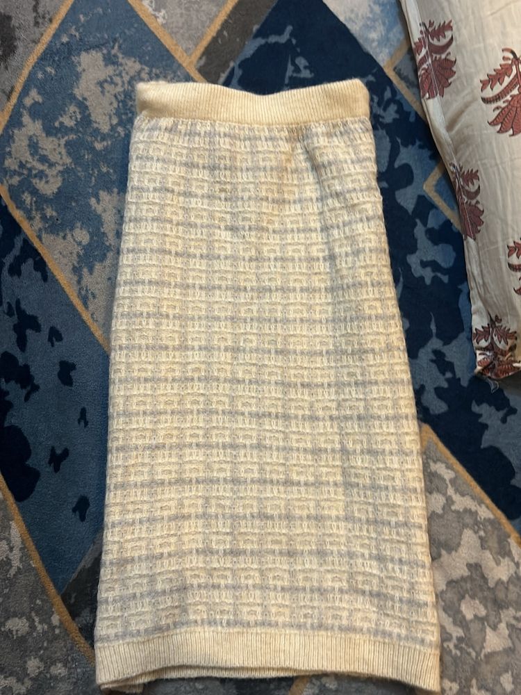 Long Woollen Winter Skirt