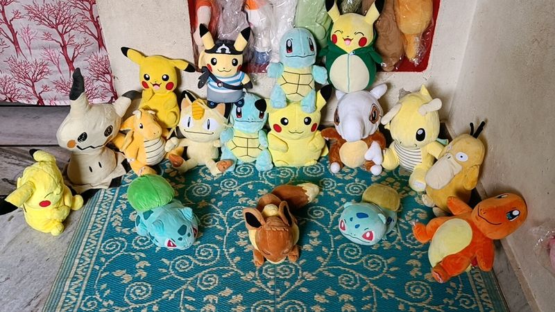 Imported Pokemon Plushies