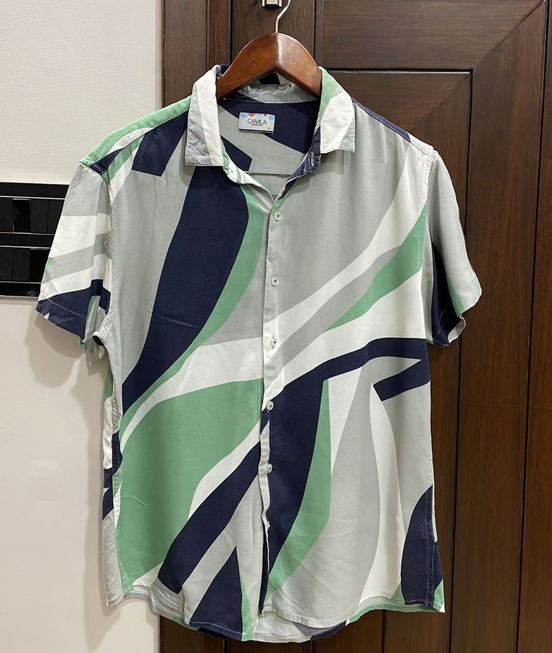 Abstract Print Shirt For Men