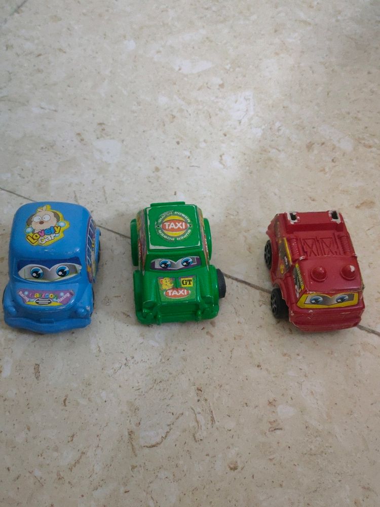 3 Toy Cars