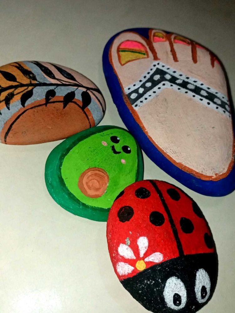 Beautiful And Colourful Pebbles