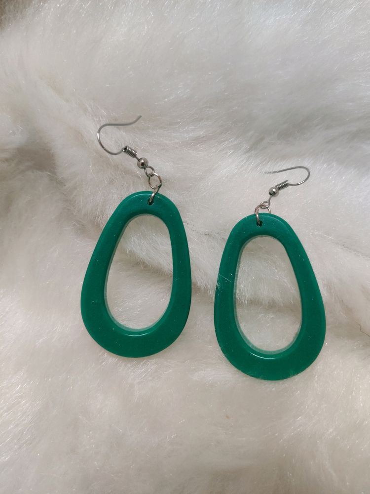 Teal Green Earrings