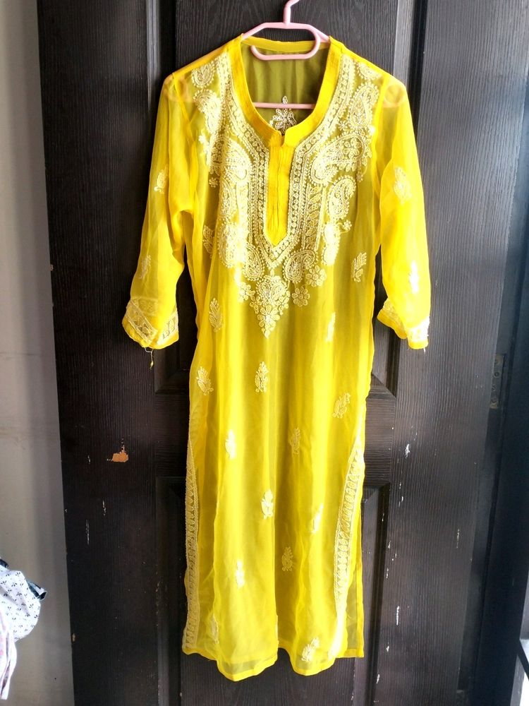 Chikankari Kurta + Inner 2