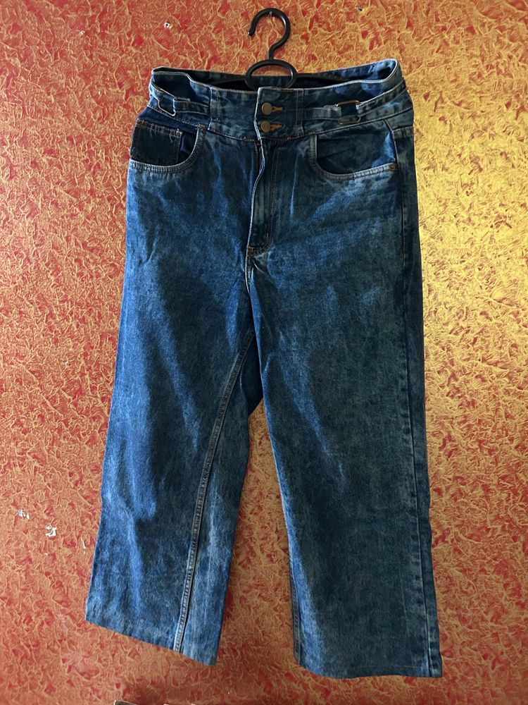 Blue Double Button Tokyo Talkies Jeans 30/m Size