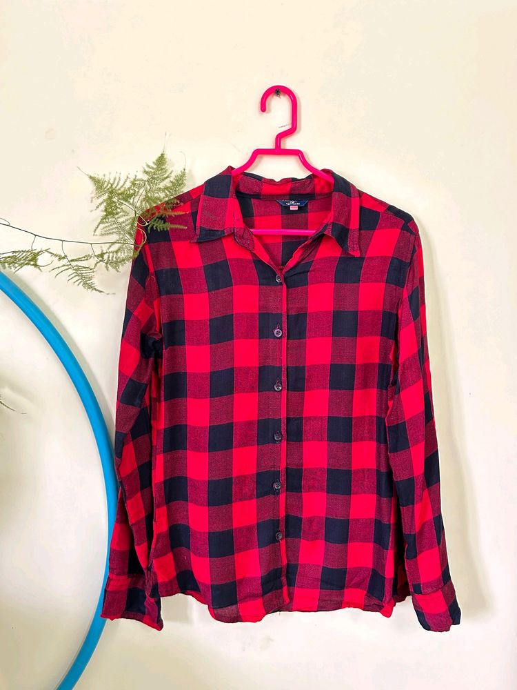 Red Checked Shirt