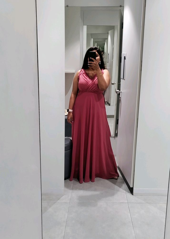 Long Pink Dress By Nykaa Fashion