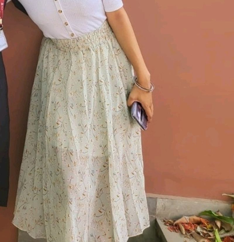 Long Floral Skirt (Prettier In Real)