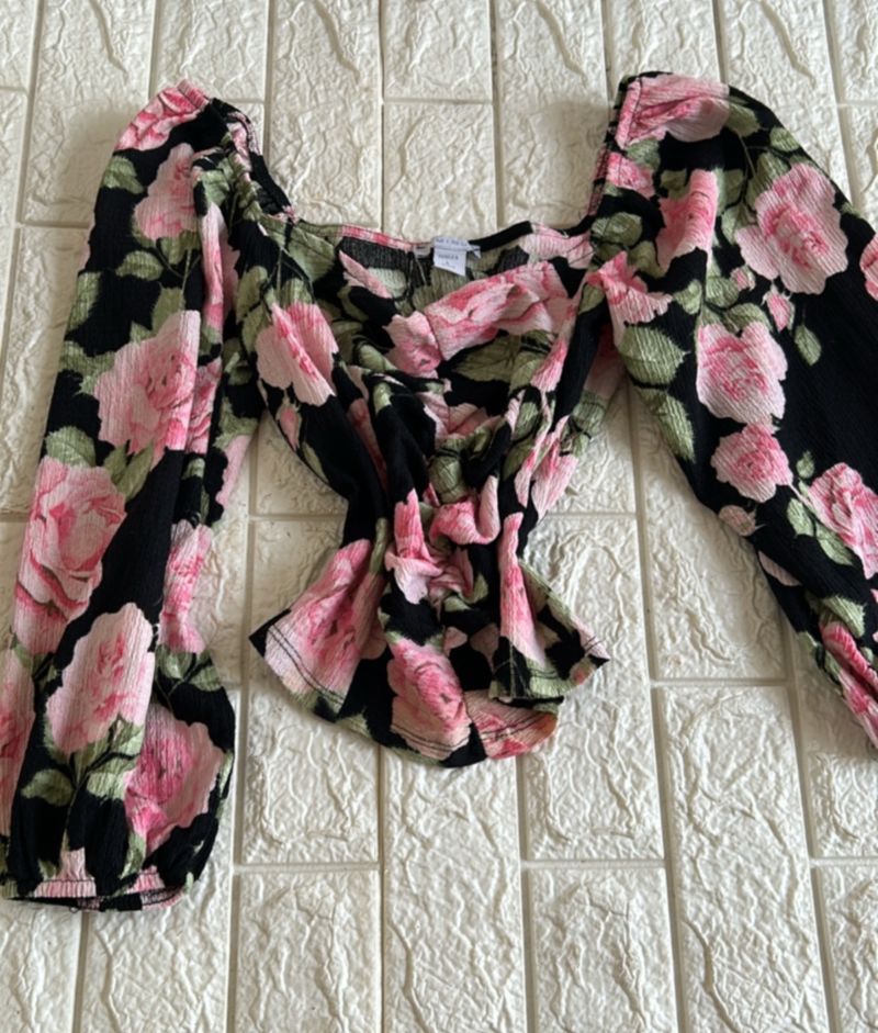 Floral Crop Top