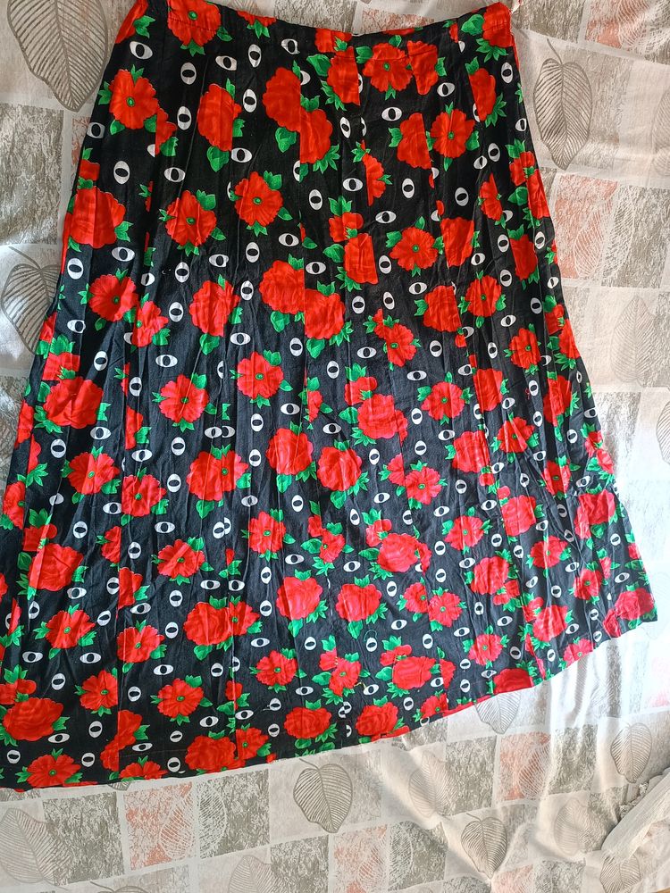 Cotten floral Skirt