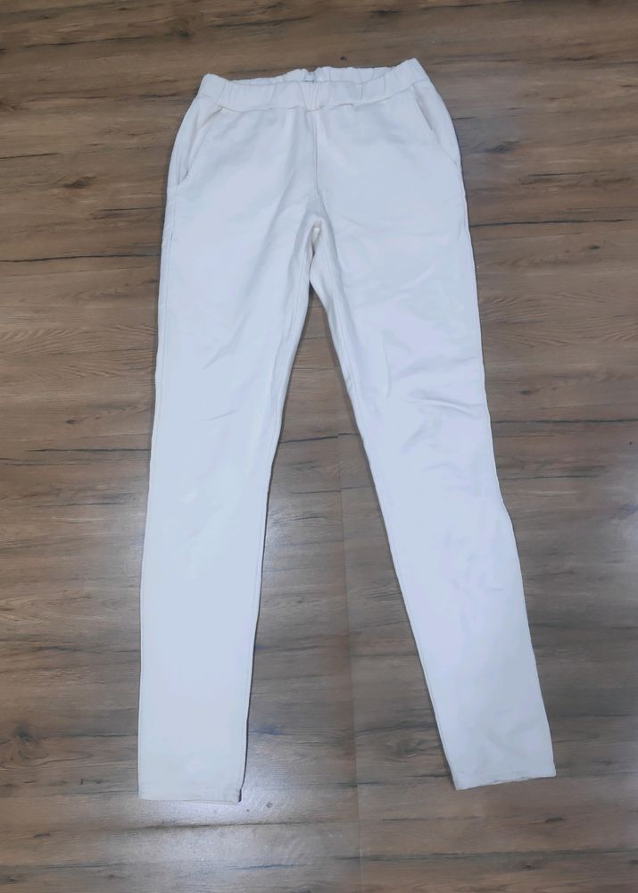 Off White Skinny Pants