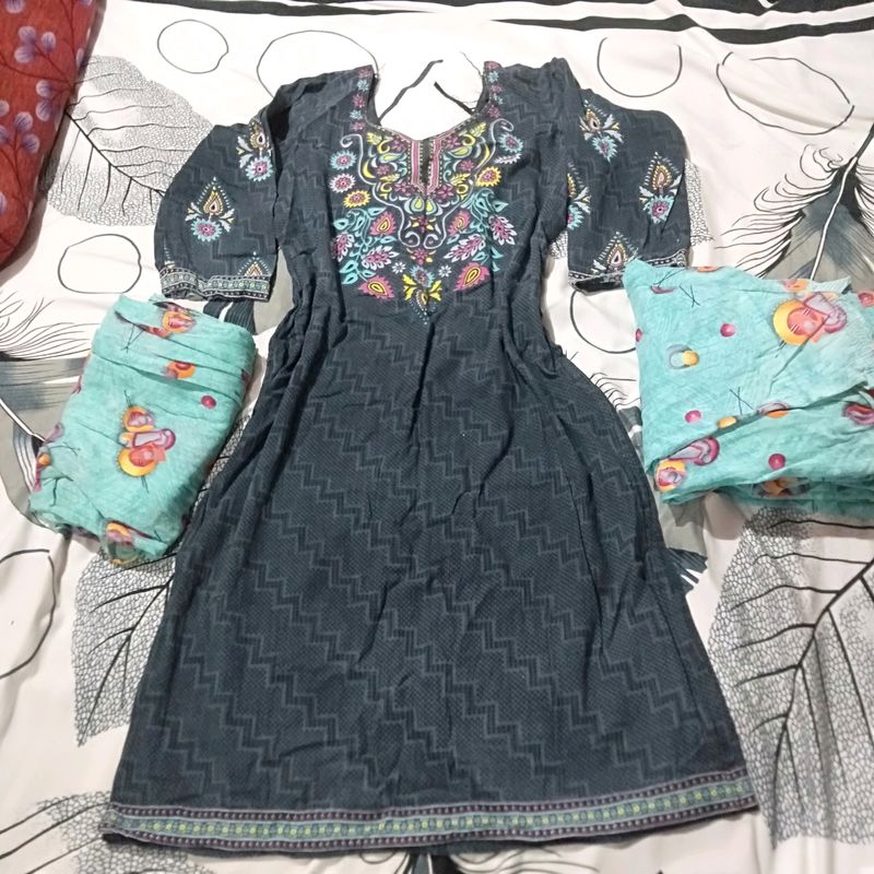 Salwar Kurta And Dupatta Set