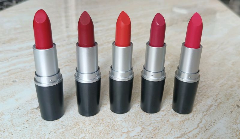 (Bold Collection) Mac Lipstick Set of 5 😍