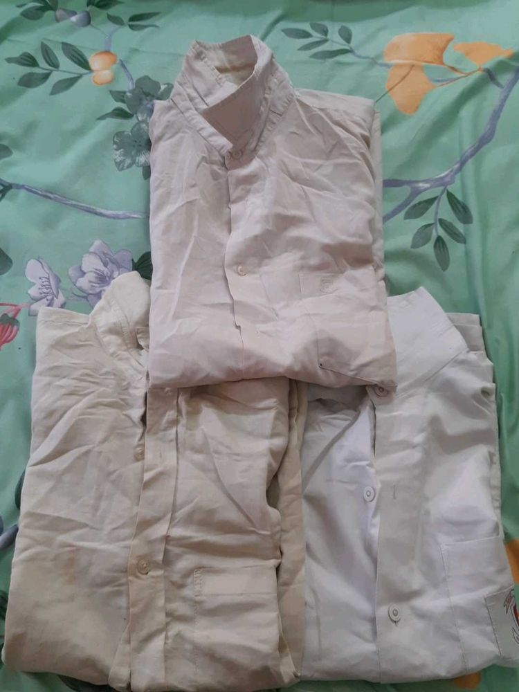 3 Cotton Shirts For Donation