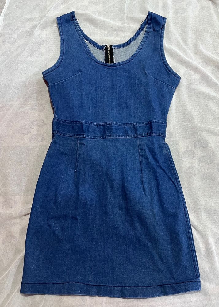 Denim Bodycon Dress♥️