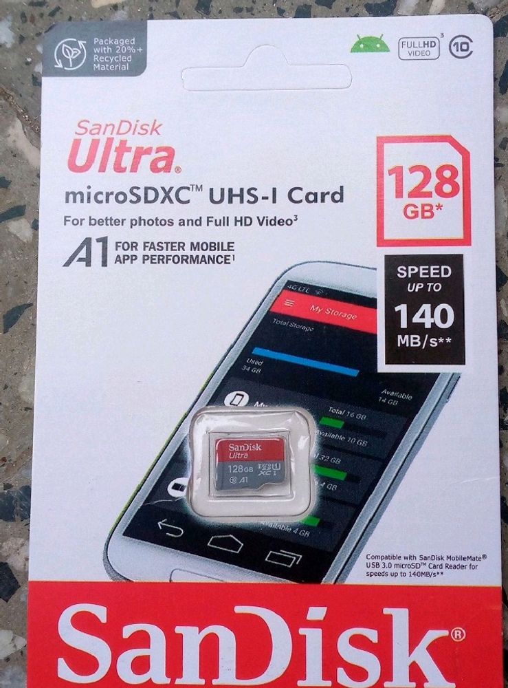 128 Gb Memory Card