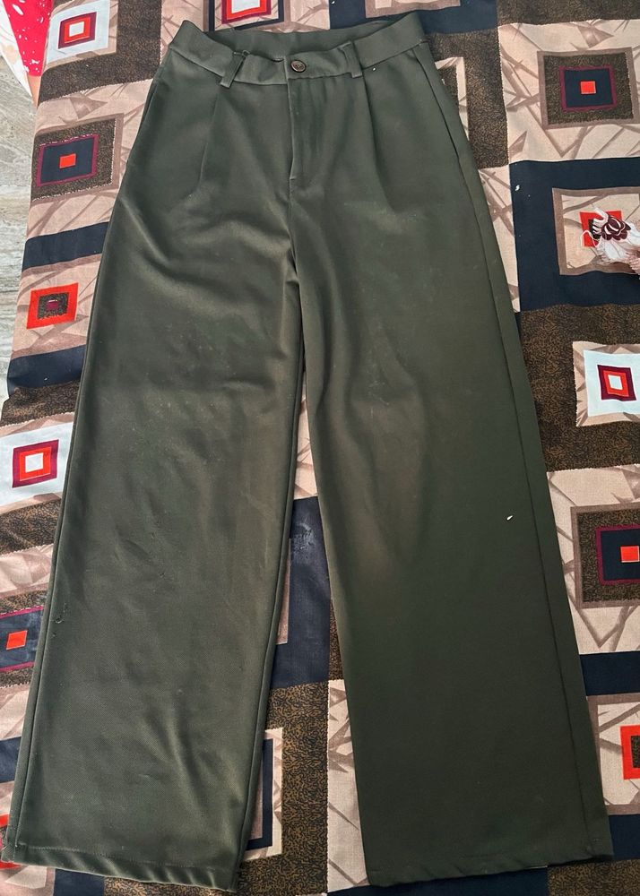 OLIVE GREEN TROUSER