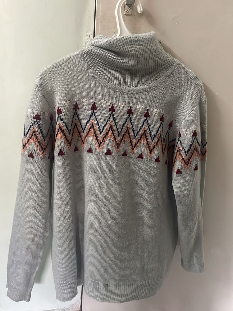 Turtleneck Sweater-L