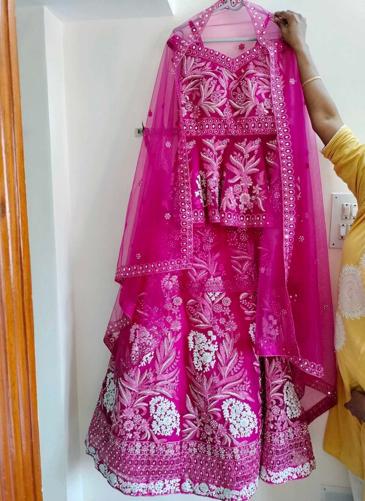 Pink Bridal Lehenga