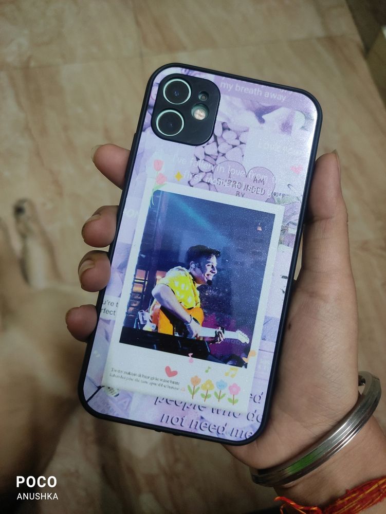 Iphone 11 Glass Case Anuv Jain Singer Photo