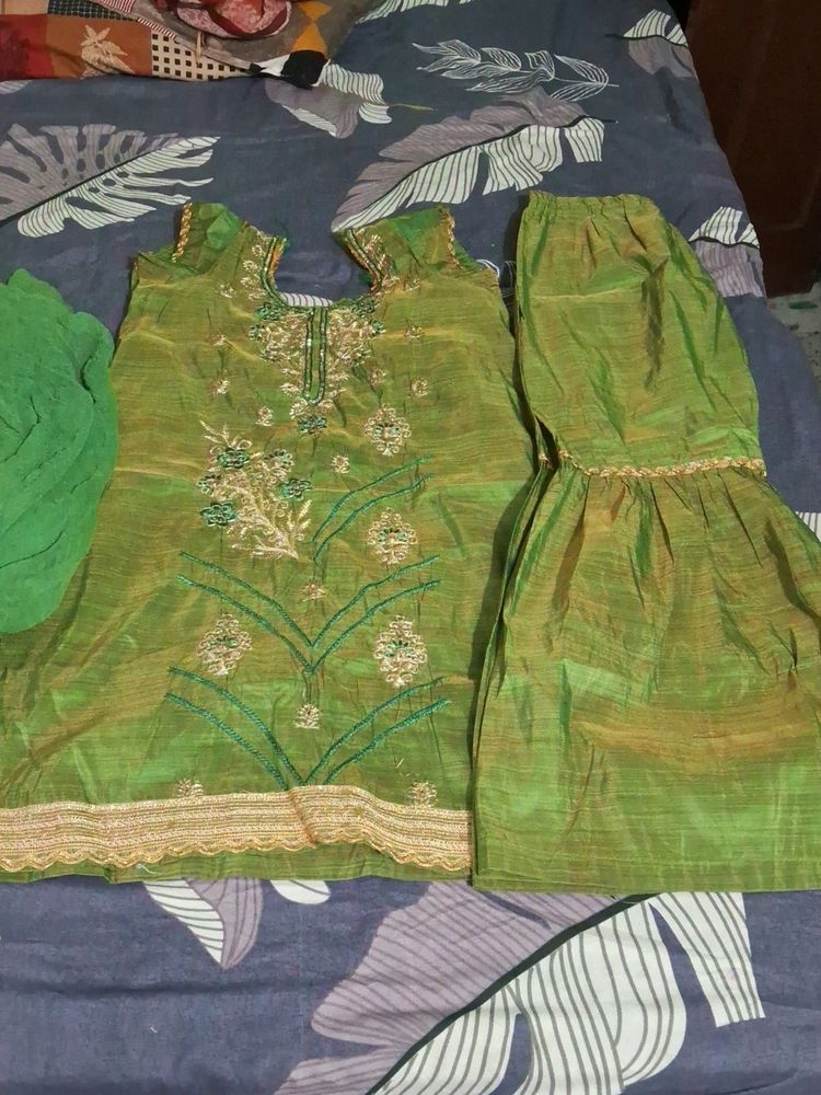 Sharara, Suit With Dupatta