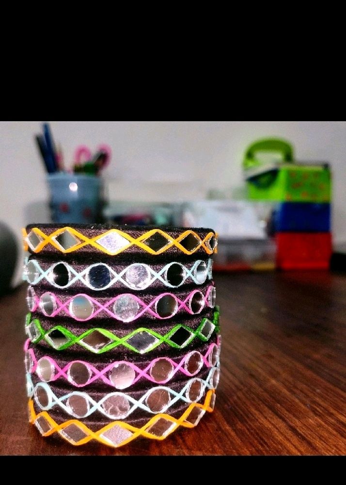 Colourful Garba Bangles 🌈