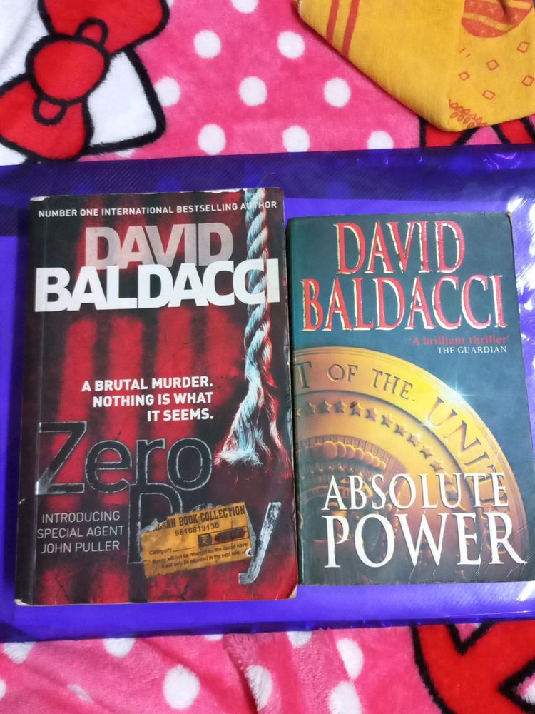 DAVID BALDACCI- FICTION BOOKS