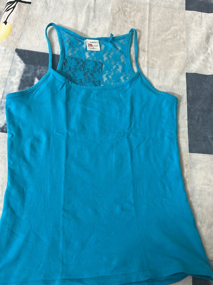 20 Dresses Blue Cotton Top