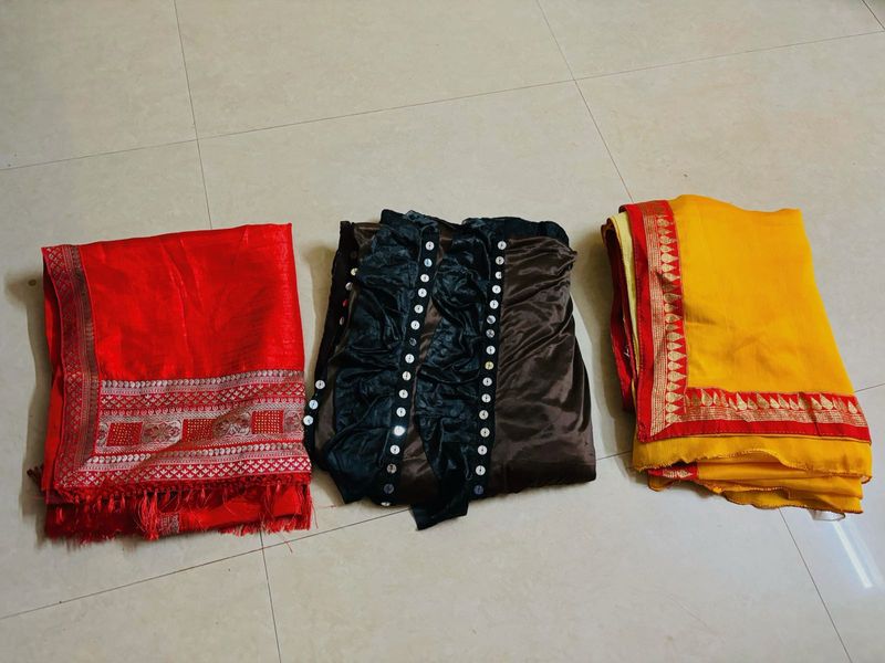 combo sale sarees of 3