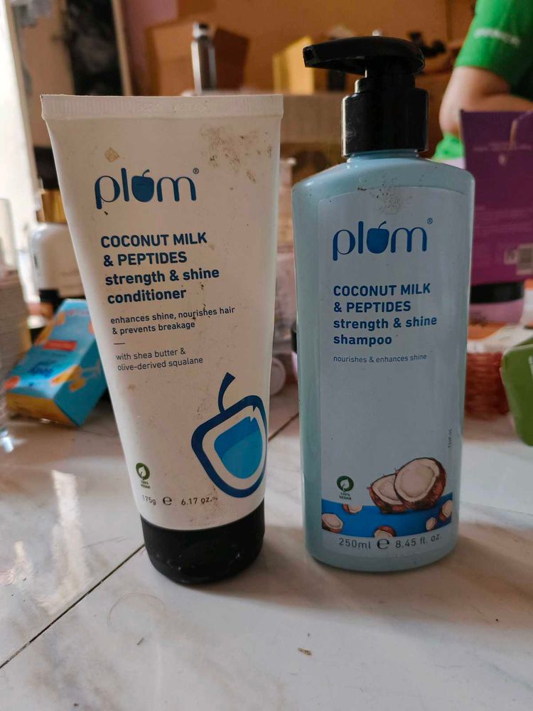 Plum Coconut Milk & Peptides Hair Care Combo