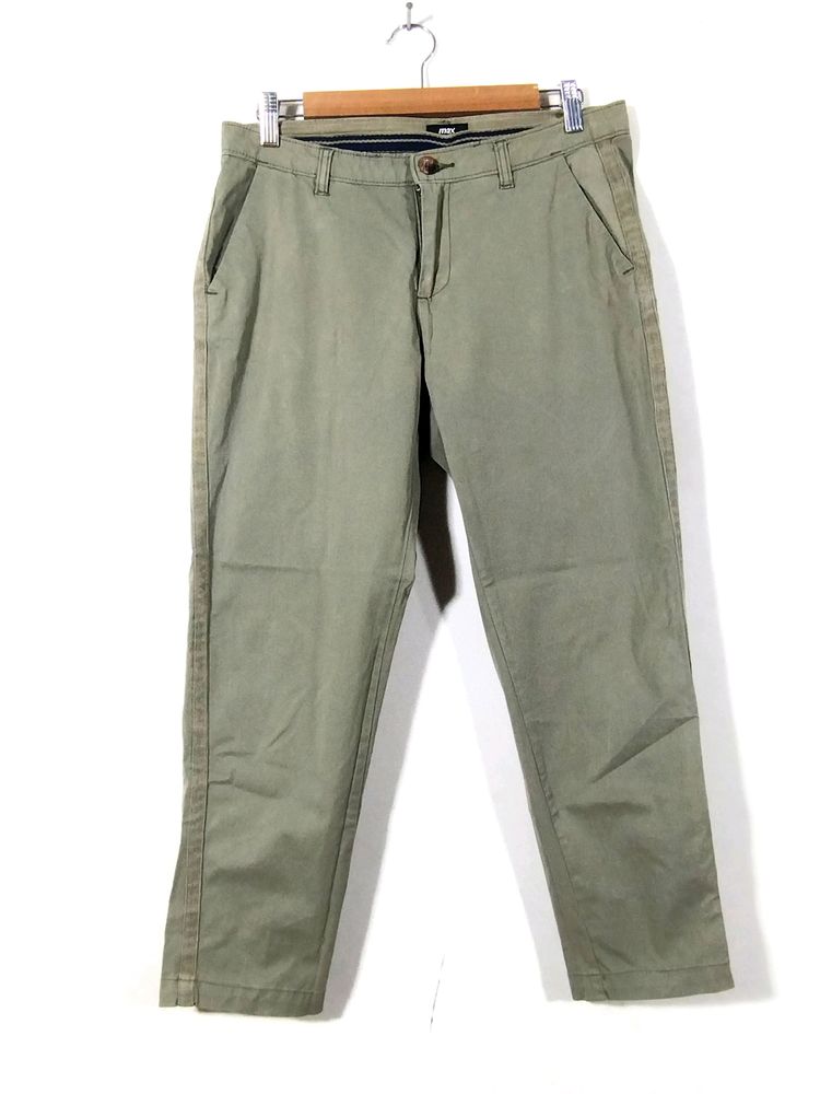 Teal Green Cotton Pant (Women)