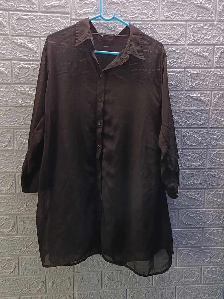 Georgette Long Shirt