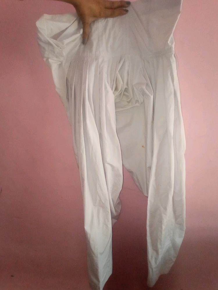 White Salwar For School Girl