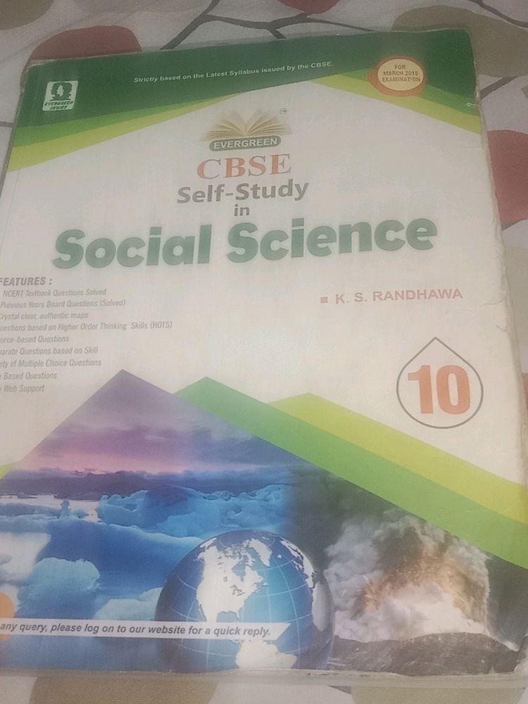 Evergreen Social Science  Cbse Class 10th Book